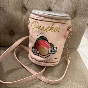Betsey Johnson Pink Peaches Crossbody Bag